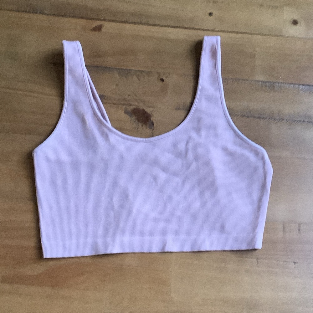 American Eagle Outfitters Pink Crop Top